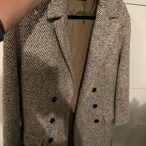 Grey Blazer Jacket Over sized